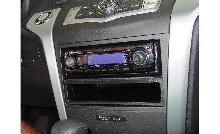 Metra 99-7426 Dash Kit Kit installed with single-DIN car stereo (sold separately)