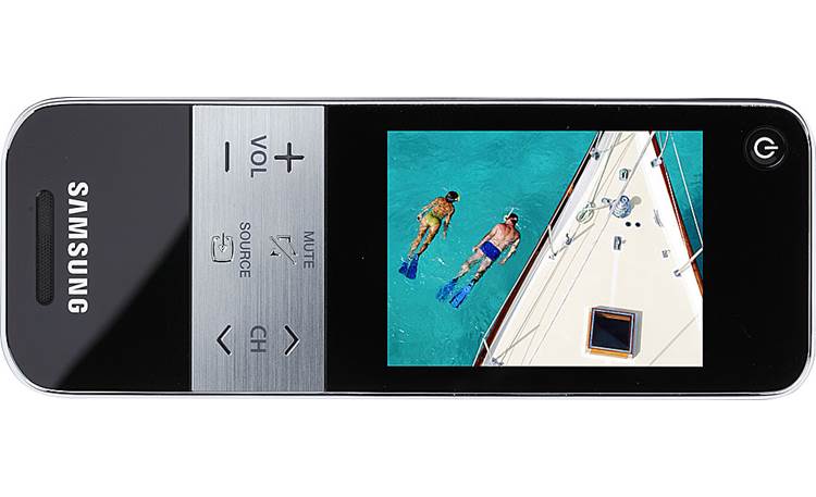 Samsung UN55C9000 Remote displaying TV image