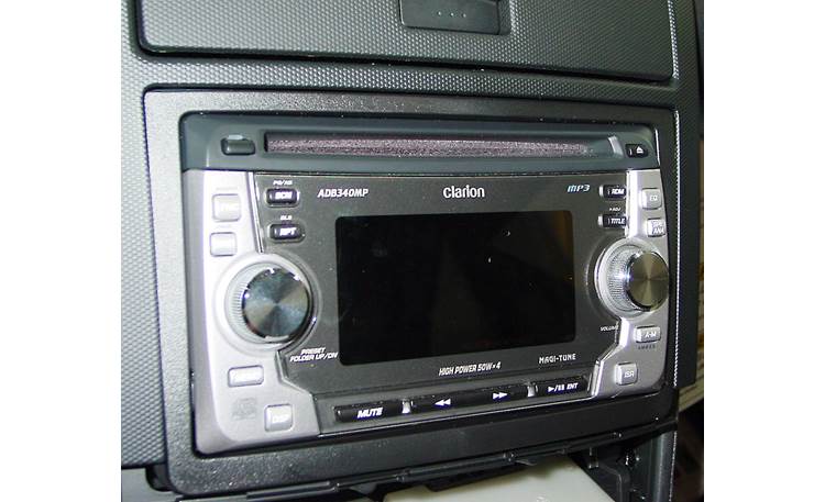 Metra 99-7602 Dash Kit Kit installed with double-DIN radio (not included)