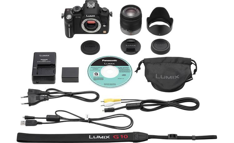 Panasonic DMC-G10K 12.1-megapixel digital camera with 14-42mm