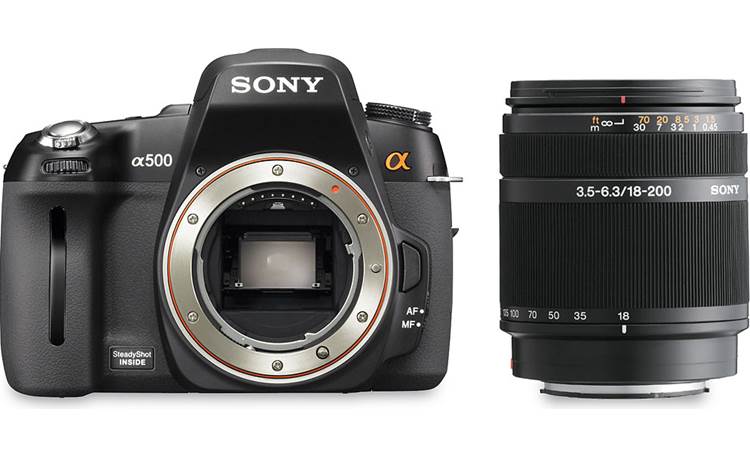 Sony Alpha DSLR-A500 Kit 12.3-megapixel digital SLR camera with 18