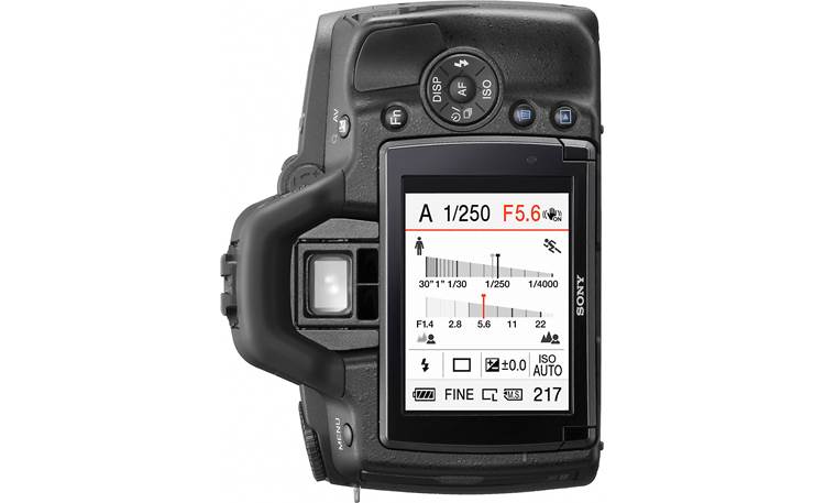 Sony Alpha DSLR-A390 Kit 14.2-megapixel digital SLR camera with 18-55mm ...