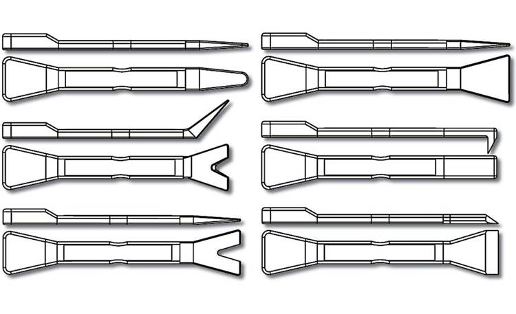 Bojo Trim Panel Tools Line Drawings
