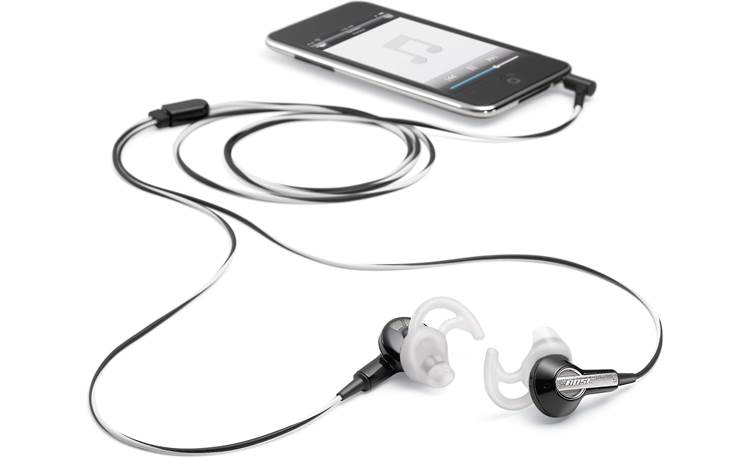 Bose® IE2 audio headphones Connected to iPod touch (not included)