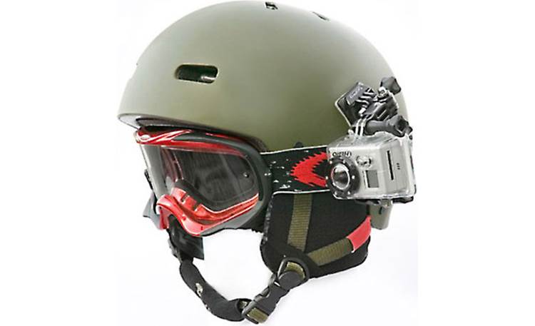 GoPro HD Helmet Hero Shown attached to helmet (not included)