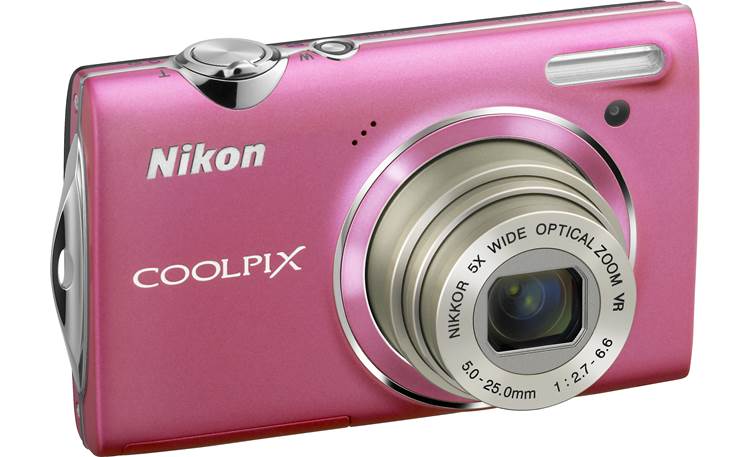 Nikon Coolpix S5100 (Pink) 12.2-megapixel digital camera with 5X ...