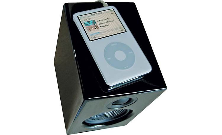Audioengine A2 Shown with iPod (not included)