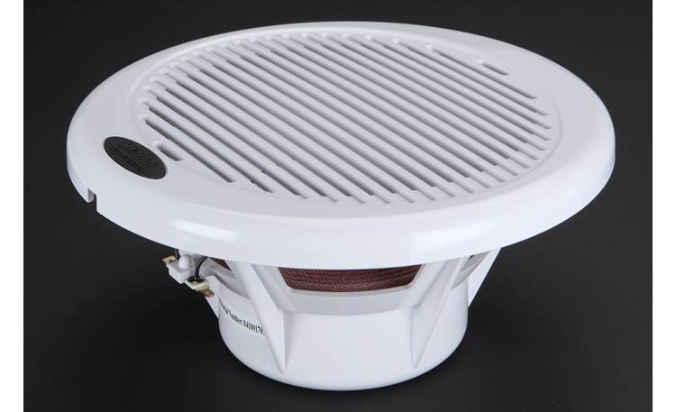 Clarion Marine Bass Bundle - (2) CMSP-101RGB-4 10" RGB LED Subwoofers Includes White Grilles, Clarion Marine XC2110 Amplifier