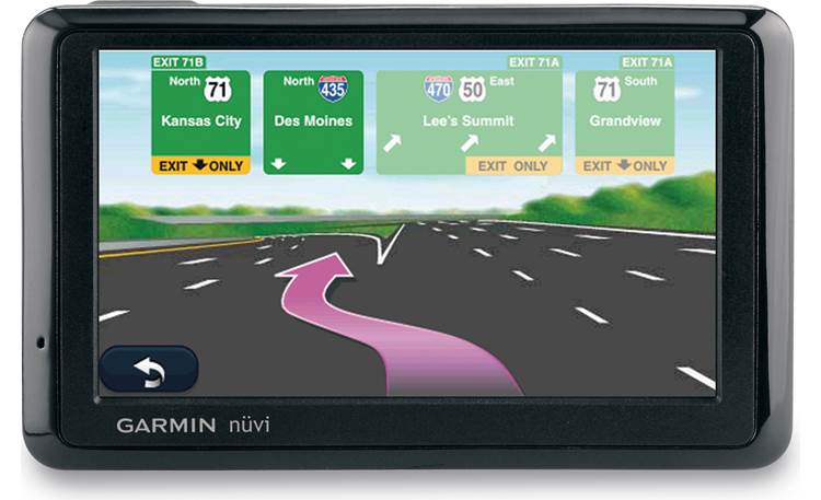 Tøj kort boks Garmin nüvi® 1390LMT Portable navigator with free lifetime traffic and map  updates at Crutchfield