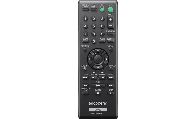 Sony DVP-SR500H Remote
