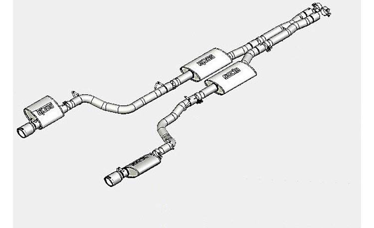 Borla Cat-Back Exhaust System | 2003-2005 Dodge Neon SRT-4 2.4L (140070) main image 1