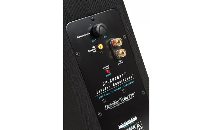 Definitive Technology BP-8040ST Back connection panel