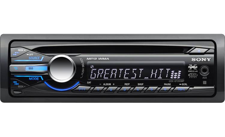 Sony Xplod CDX-GT350MP CD receiver at Crutchfield