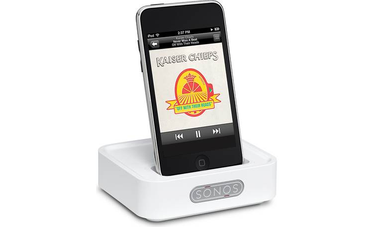 Sonos® Wireless Dock 100 Wirelessly play from an iPod® or iPhone® throughout your Crutchfield