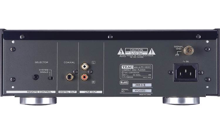 TEAC Reference Series PD-H600 Single-disc CD player at Crutchfield