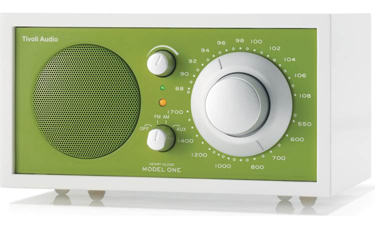 Tivoli Audio Frost White Model One (Frost White and Green) AM/FM radio at  Crutchfield