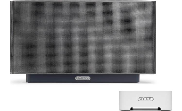 Planlagt udslæt skrige Sonos® Play:5 (S5) Starter Kit (Kit with black S5) Play:5 speaker system  and wireless Bridge adapter at Crutchfield