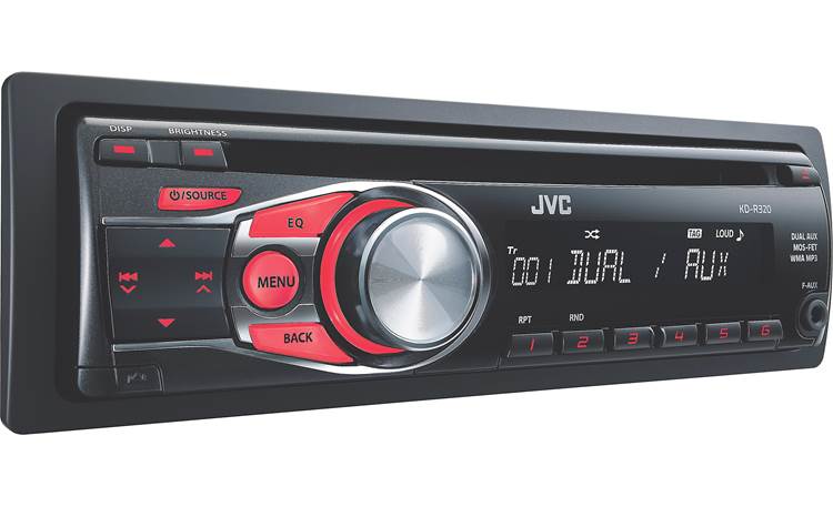 JVC KD-R320 CD receiver at Crutchfield