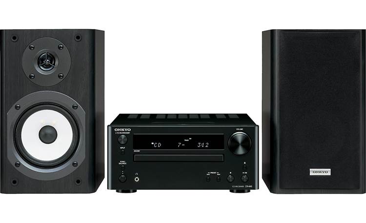 Onkyo CS-445 Front (with iPod dock cover closed)