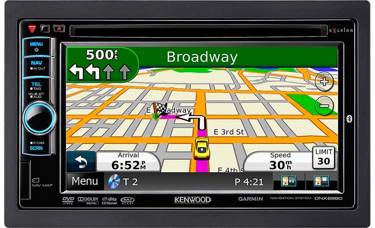 Kenwood Excelon DNX6980 Navigation receiver at Crutchfield