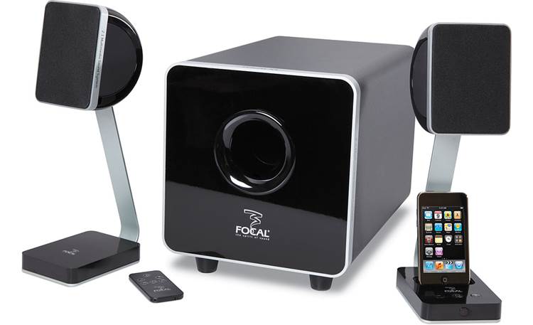kop Ananiver samenzwering Focal XS® 2.1 Multimedia Sound System with integrated iPod®/iPhone® dock at  Crutchfield