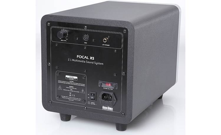 Focal XS® 2.1 Multimedia Sound System back