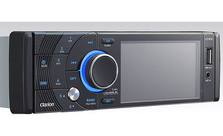 Clarion VZ300 DVD receiver at Crutchfield