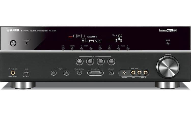 Yamaha RX-V471 Home theater receiver with 3D-ready HDMI