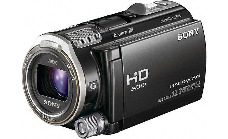 Sony Handycam® HDR-CX560V High-definition camcorder with 64GB flash memory  and GPS-tagging at Crutchfield