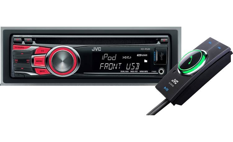 periode Woestijn Luchten JVC CD Receiver / Bluetooth® Adapter Package Includes KDR-520 CD receiver  and KS-BTA100 Bluetooth adapter at Crutchfield