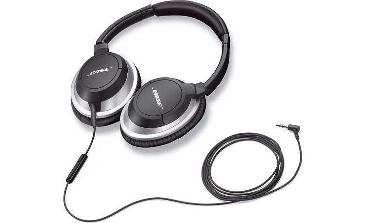Bose® AE2i audio headphones With earcups folded flat for storage