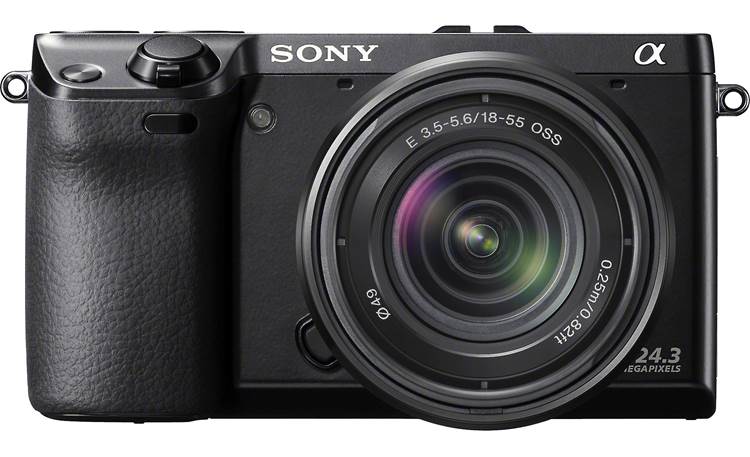 Sony Alpha NEX-7 24.3-megapixel digital hybrid camera with 18-55mm