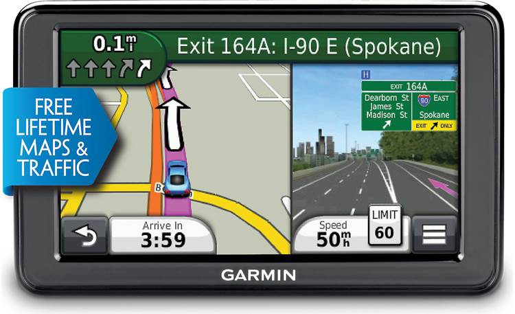 nüvi® 2555LMT Portable navigator with free lifetime map and traffic at