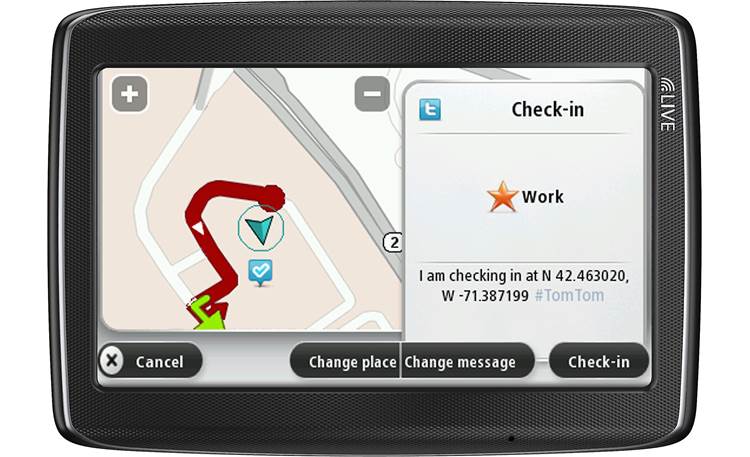 leje parade Meningsfuld TomTom GO LIVE 1535 M Portable navigator (with 5" screen, Lifetime Maps,  and TomTom LIVE services) at Crutchfield
