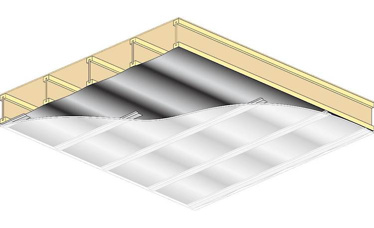 Dynamat Dynil® installed in ceiling
