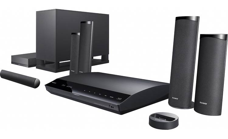 hoofdstad bericht Dapper Sony BDV-E780W Internet-ready 3D Blu-ray home theater system with iPod®  dock, built-in Wi-Fi®, and wireless rear speakers at Crutchfield