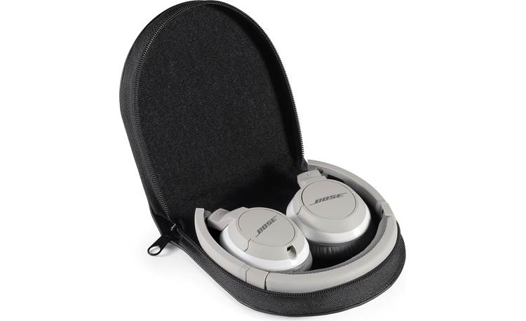 Bose® OE2 audio headphones Shown inside included storage case (white)