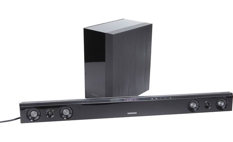 udvikling At dræbe Vie Samsung HW-D450 Powered home theater sound bar with wireless subwoofer at  Crutchfield