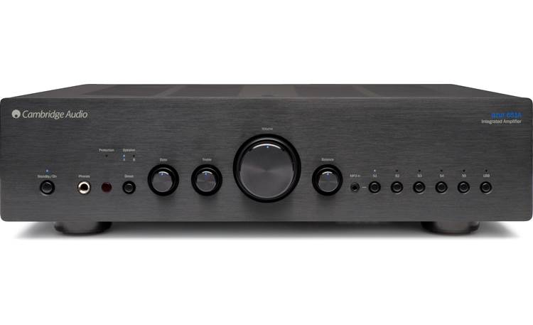 Audio 651A (Black) Stereo amplifier with USB input Crutchfield