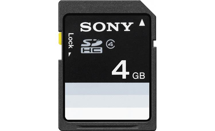 Sony SDHC Memory Card (4GB) Speed Class 4 at Crutchfield