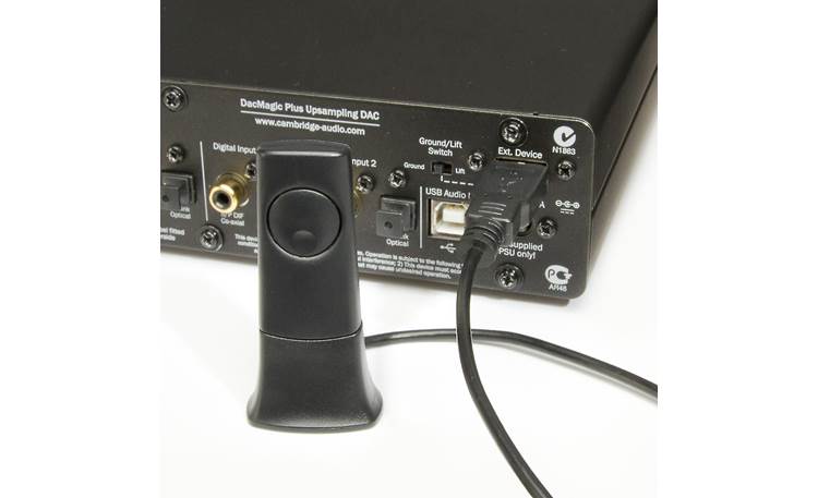 Cambridge Audio DacMagic Plus Shown with optional Cambridge Audio BT100 Bluetooth® adapter