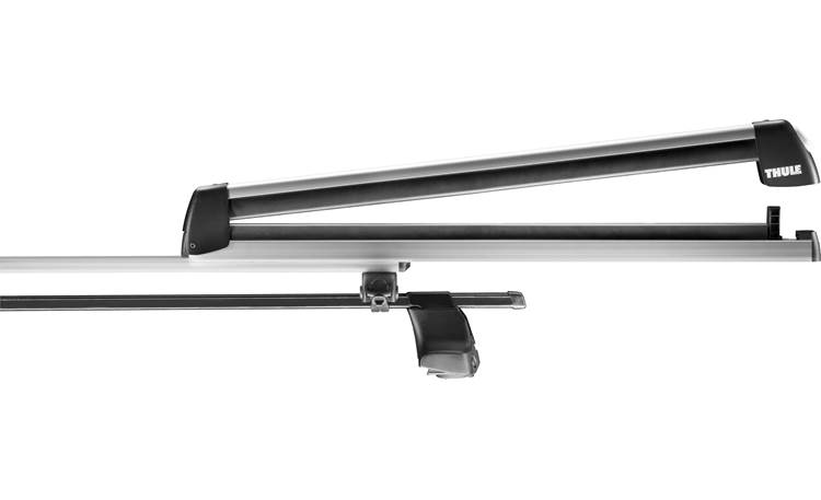 Thule 92726 Universal PullTop 6 Ski Rack Rail mounted ski carrier