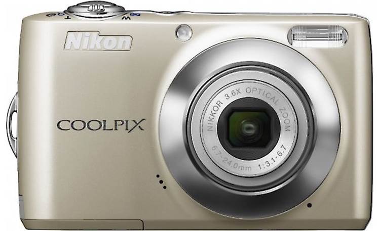 Nikon Coolpix L24 (Silver) 14-megapixel digital camera with 3.6X