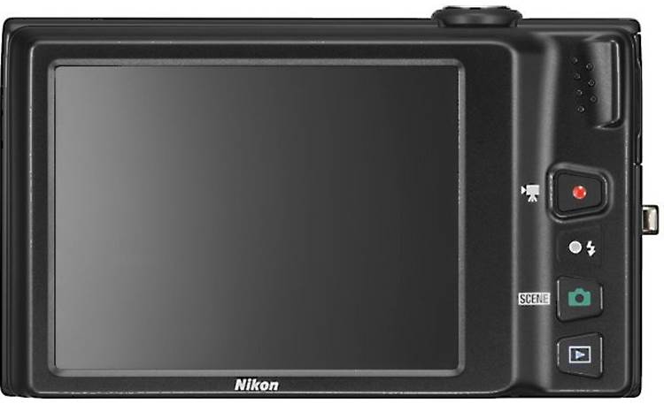 Nikon Coolpix S6100 (Black) 16-megapixel digital camera with 7X