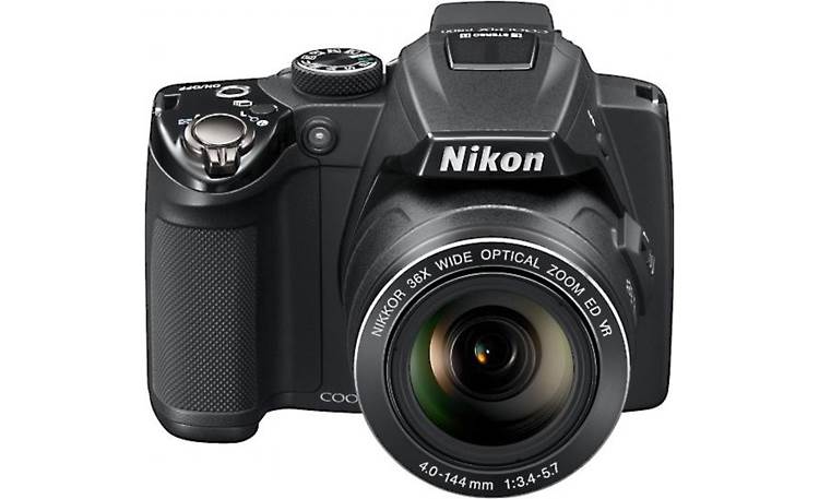 Nikon Coolpix P500 (Black) 12.1-megapixel camera with 36X optical zoom ...