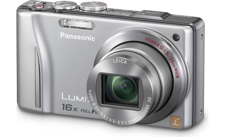 nachtmerrie door elkaar haspelen levering Panasonic Lumix DMC-ZS10 (Silver) 14.1-megapixel digital camera with 16X  optical zoom at Crutchfield