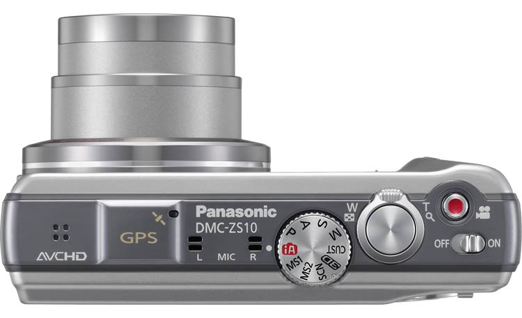nachtmerrie door elkaar haspelen levering Panasonic Lumix DMC-ZS10 (Silver) 14.1-megapixel digital camera with 16X  optical zoom at Crutchfield