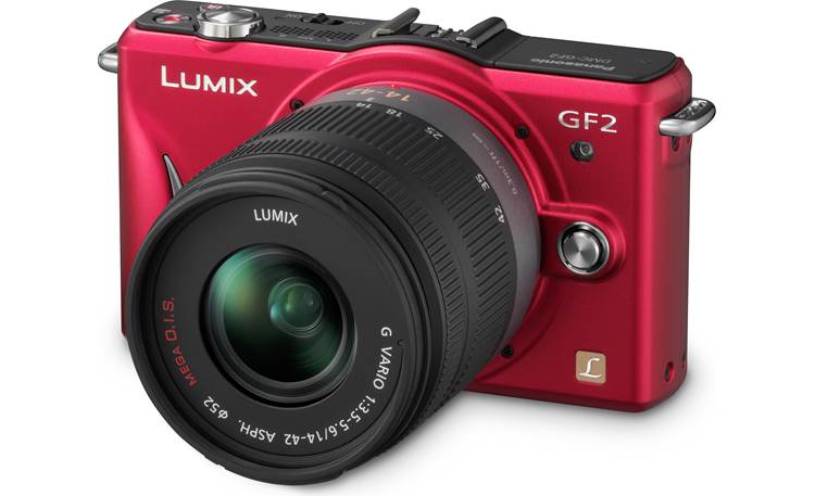 Panasonic Lumix DMC-GF2K Kit (Red) 12.1-megapixel digital camera 
