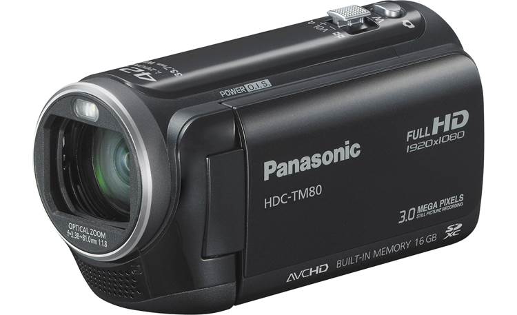 Panasonic HDC-TM80 (Black) HD camcorder with 16GB flash memory at  Crutchfield