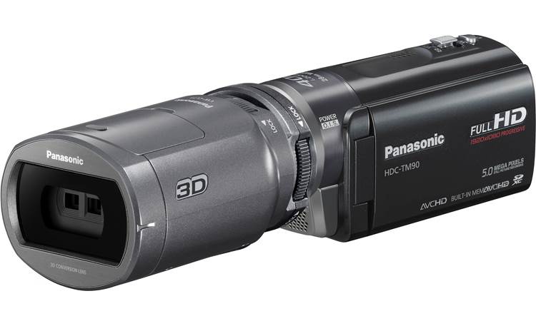 Panasonic HDC-TM90 HD camcorder with 16GB flash memory, 3D-ready 